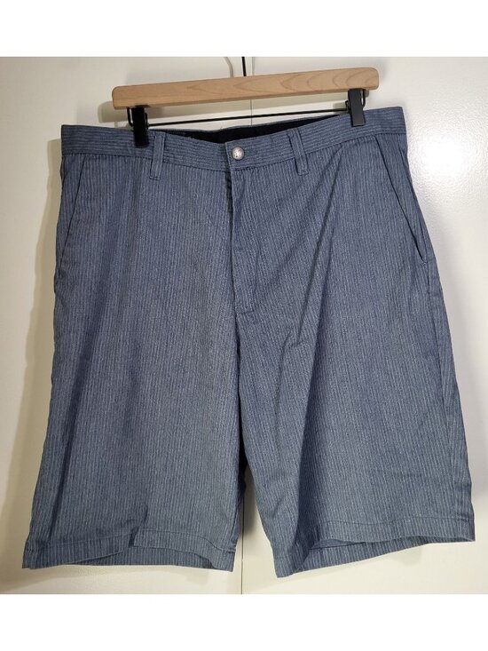 Volcom Other - VOLCOM Frickin Stripe Chino Shorts Men SZ 36 Corpo Class y2k grunge skater blue